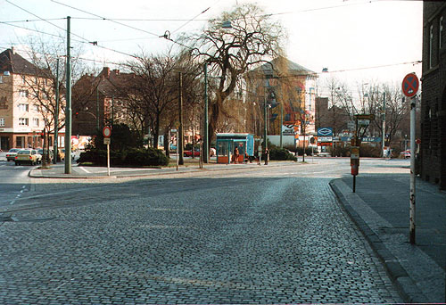 Universit&auml;tsstrasse vor BoGeStra