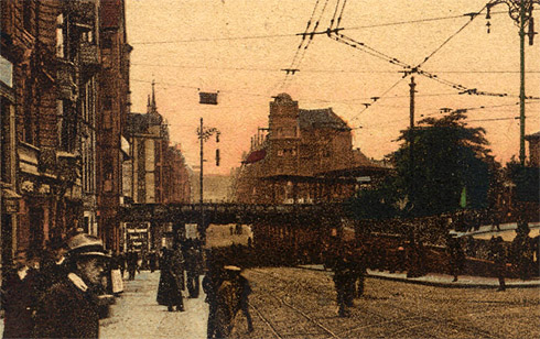 Von der Bahhofstr. gen Hattinger Stra�e gesehen