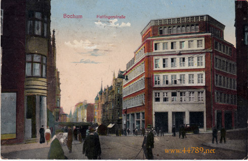 B�rohaus an der Hattinger Str. um 1920