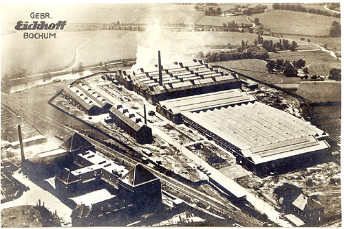 Eickhoff Werk Luftbild 30er Jahre