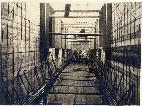 Bauarbeiten am Knappschaftserweiterungstrakt