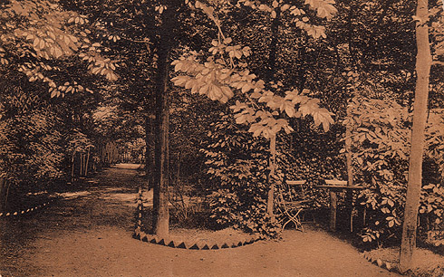 Garten an der Gaststtte von Weitkmper