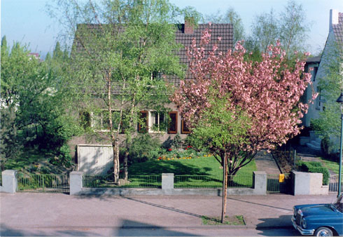 Wohnhaus in der ehem. Gr�nstrasse