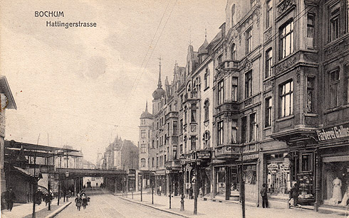 Hattinger Stra�e mit Blick zum am alten Bahnhof