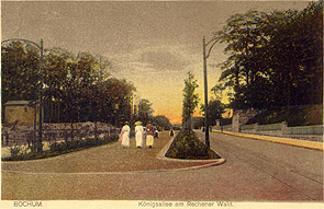 Königsallee in Bochum Kö 1917