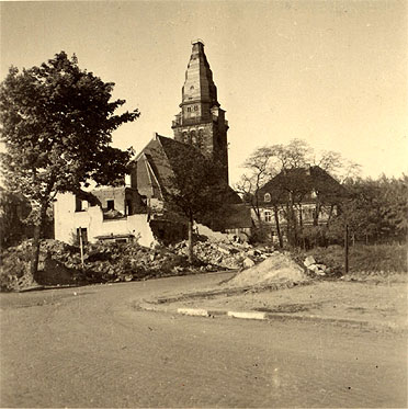 Kirche nach Wiederaufbau