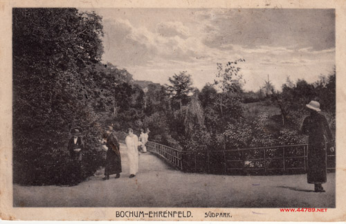 Rechener Park mit Wasserfall