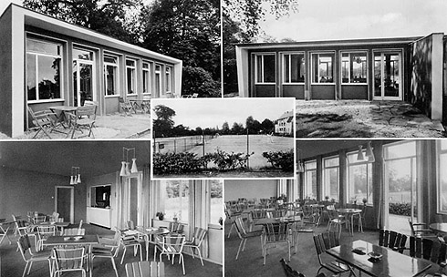 Ansichtskarte Tennisplatz TC S&uuml;dpark