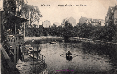 Wasserteich Haus Rechen