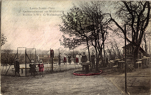 Tennisplatz am Rest. Waldesruh